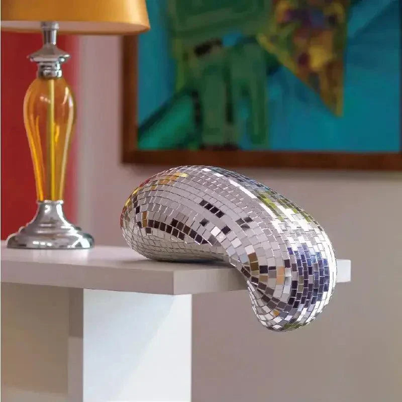 Melting Disco Ball Wall Decor - Unique Reflective Modern Wall Art 0