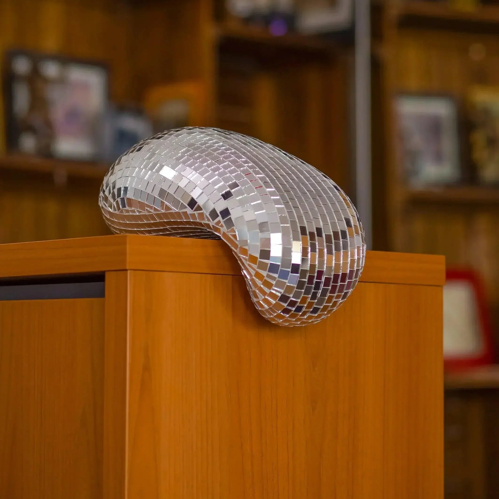 Melting Disco Ball Wall Decor - Unique Reflective Modern Wall Art 2