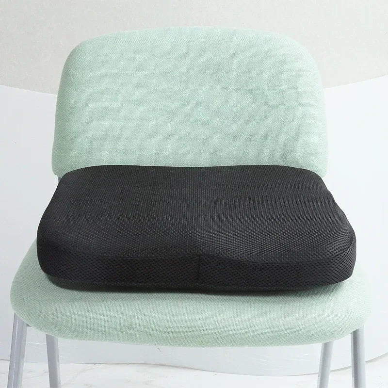 Memory Foam Seat Cushion, Breathable Design, Contoured Shape, Anti Slip Base 2