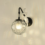 Mermaid Glass Globe Wall Sconce - Vintage Design for Warm Ambient Light 0