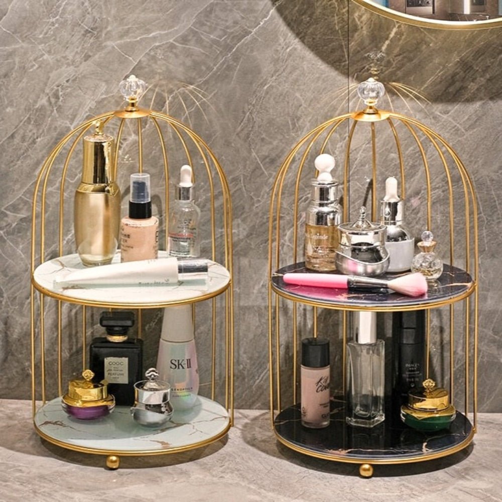 Metal Vanity Shelf - Sleek Storage for Cosmetics & Accessories 2
