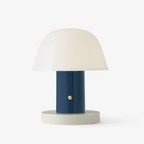 Mid Century LED Table Lamp with Touch Dimmer and USB Port – Modern Bedside or Desk Lamp for Stylish Home Lighting 0