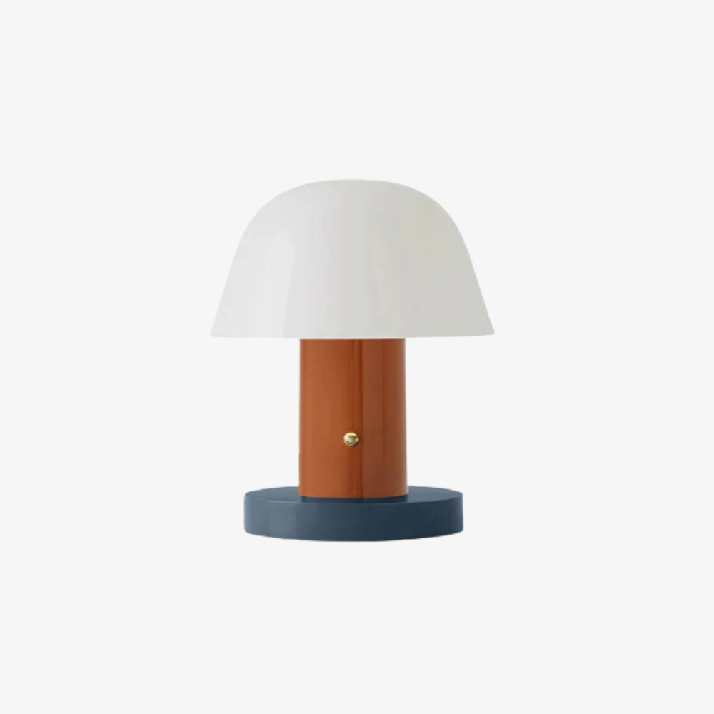 Mid Century LED Table Lamp with Touch Dimmer and USB Port – Modern Bedside or Desk Lamp for Stylish Home Lighting 1