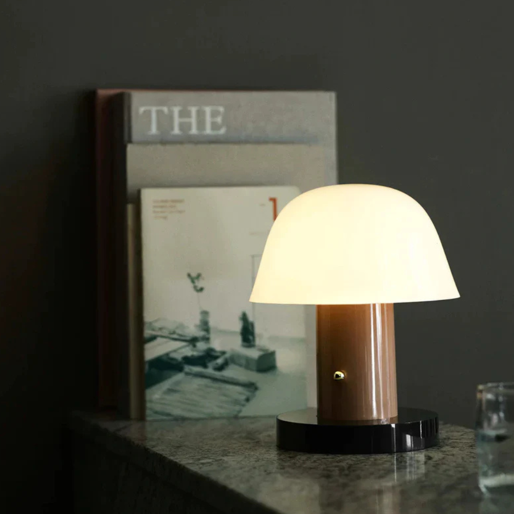 Mid Century LED Table Lamp with Touch Dimmer and USB Port – Modern Bedside or Desk Lamp for Stylish Home Lighting 2