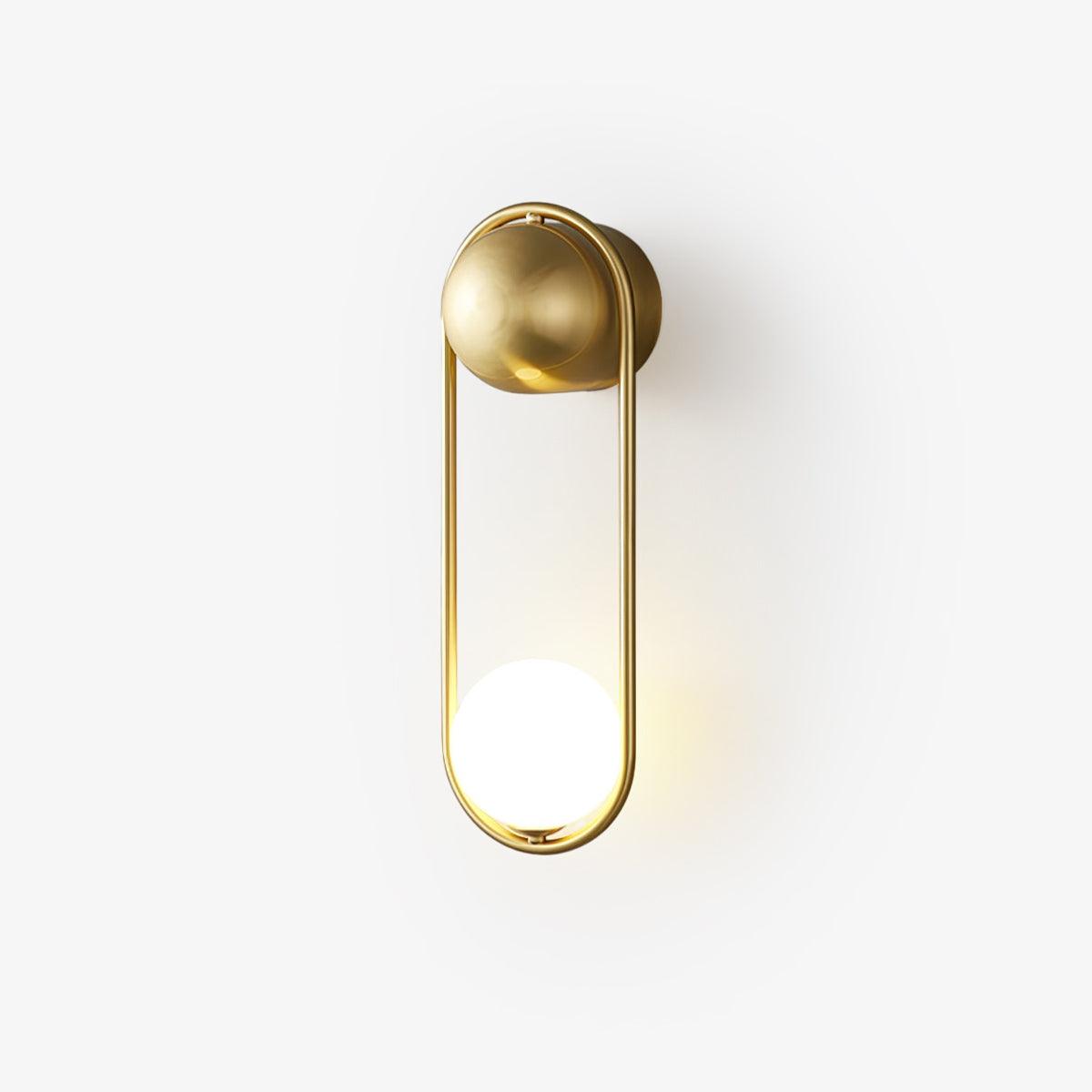 Mila Wall Sconce - Elegant Brass LED Lighting for Indoor Spaces 1