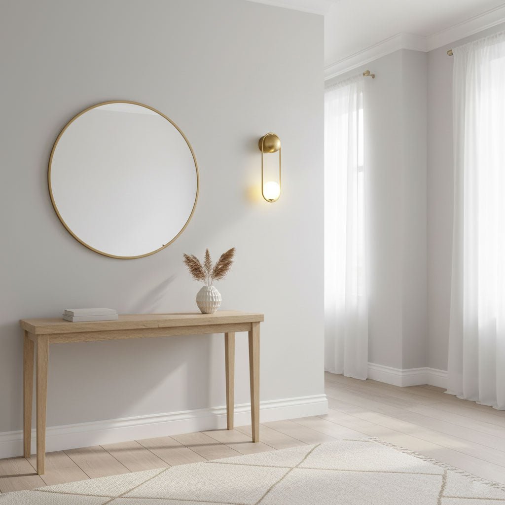 Mila Wall Sconce - Elegant Brass LED Lighting for Indoor Spaces 4