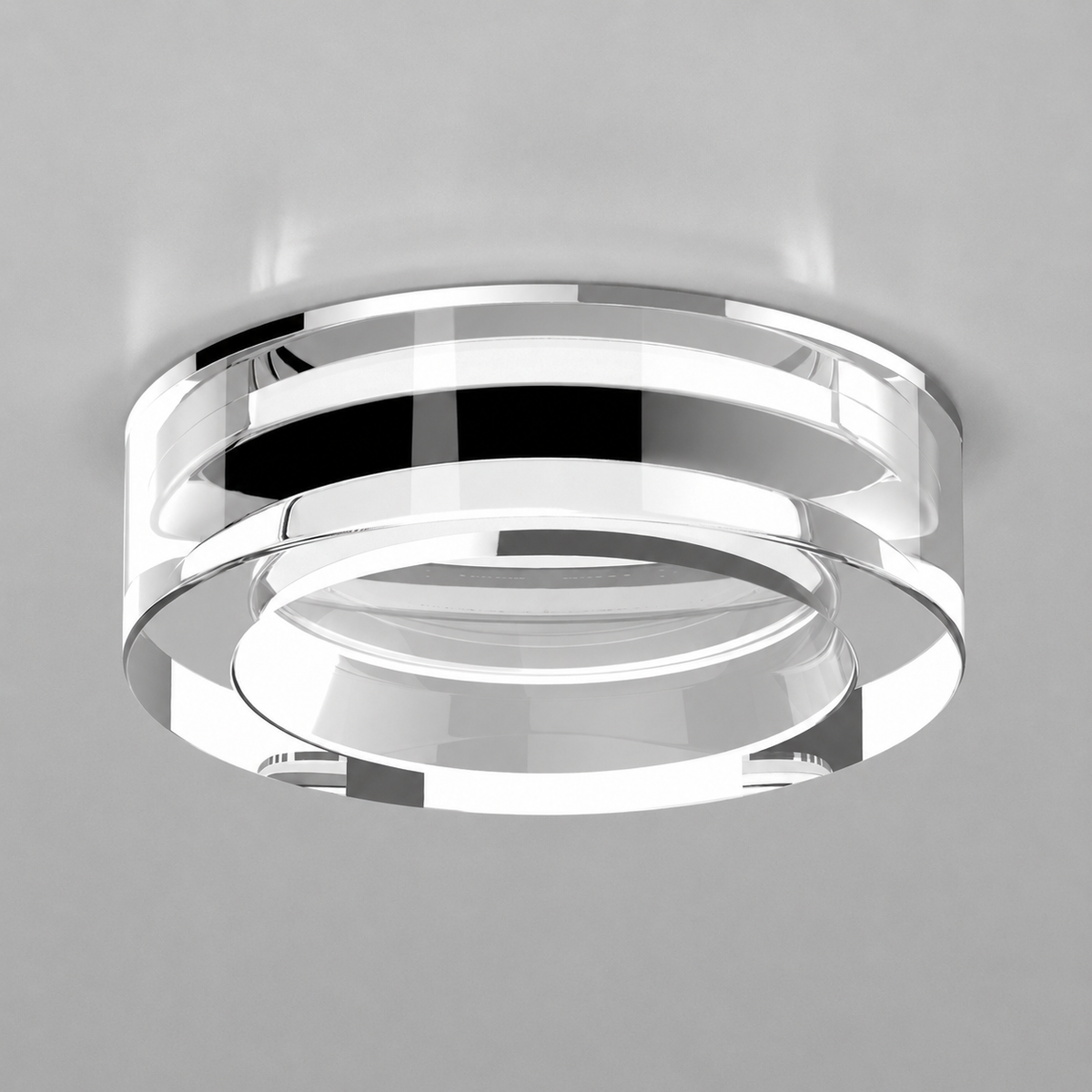 Mini Flush Mount Ceiling Light, LED Compatible, 7W Max, Gold or Silver Finish 4