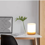 Mini Glass Table Lamp - 360° Illumination for Nightstands 5