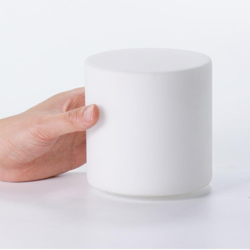 Mini Glass Table Lamp - Touch-Open, 360° Illumination for Nightstands 7