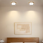 Mini LED Crystal Flush Mount Ceiling Light - Elegant Hallway Illumination 8