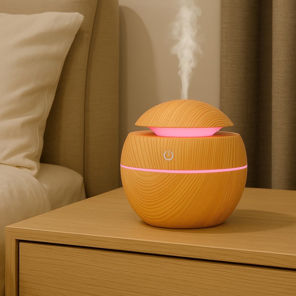 Mini LED Ultrasonic Humidifier - Cool Mist for Bedroom Air Quality 5