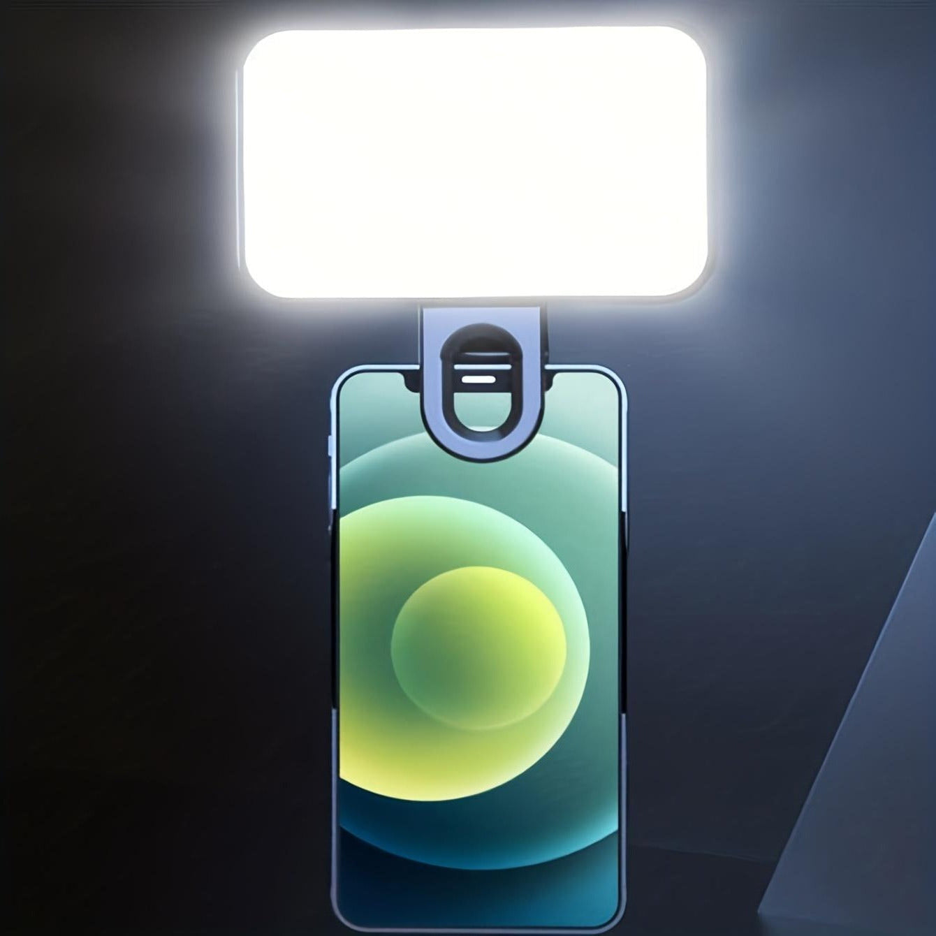 Mini Rechargeable Clip-On Selfie Light for Phone and Laptop with 3 Brightness Levels - Portable Ring Light for Perfect Selfies 0