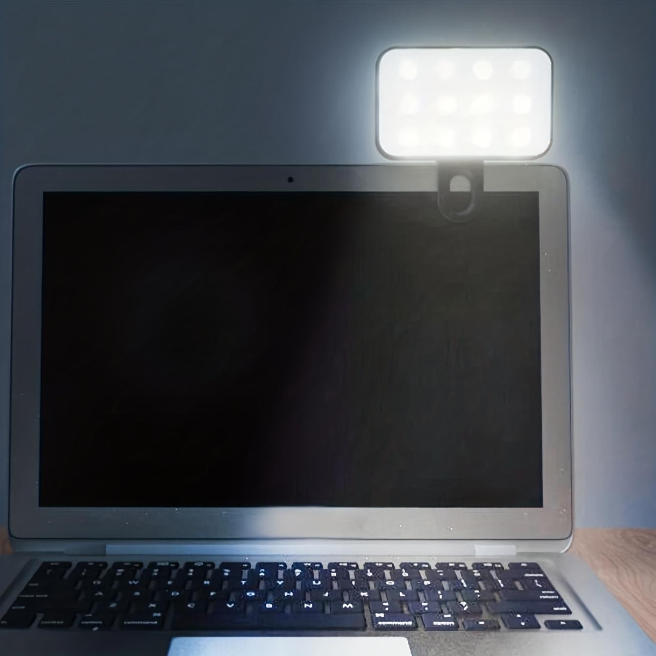 Mini Rechargeable Clip-On Selfie Light for Phone and Laptop with 3 Brightness Levels - Portable Ring Light for Perfect Selfies 2
