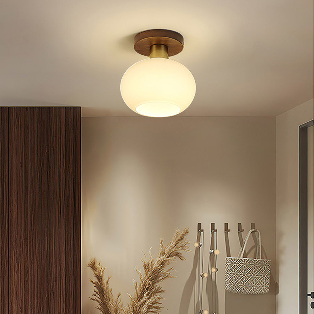 Minimalist Flush Mount Ceiling Light - Nordic Design, E27 Compatible 2