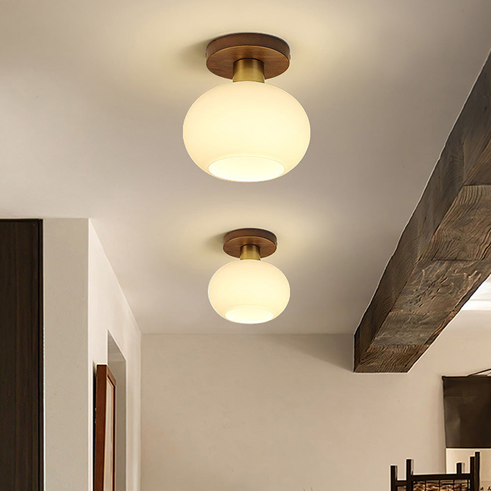 Minimalist Flush Mount Ceiling Light - Nordic Design, E27 Compatible 3