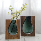Minimalist Glass Vase - Elegant Design for Fresh or Dried Flowers 6