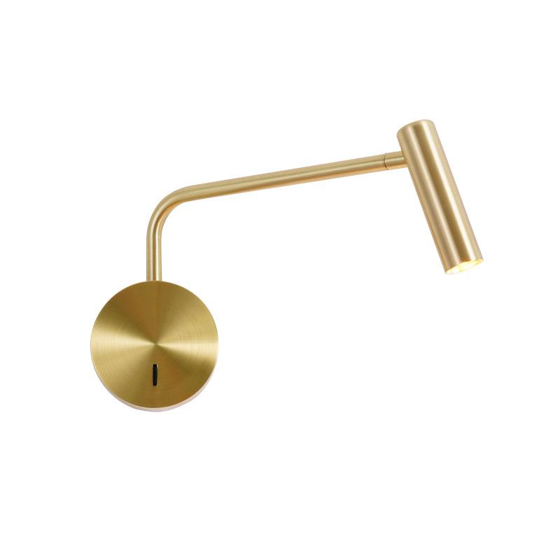 Minimalist LED Wall Sconce with Adjustable Arm – Modern Indoor Wall Light Fixture in Multiple Finishes 10