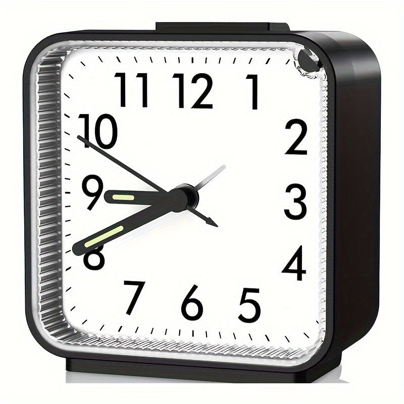 Minimalist Silent Alarm Clock with Easy-Read Display and Gentle Alarm Tone for Peaceful Sleep – Battery-Operated Design 0
