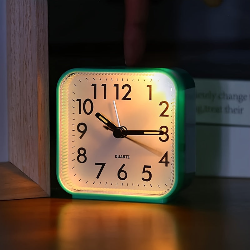 Minimalist Silent Alarm Clock with Easy-Read Display and Gentle Alarm Tone for Peaceful Sleep – Battery-Operated Design 1