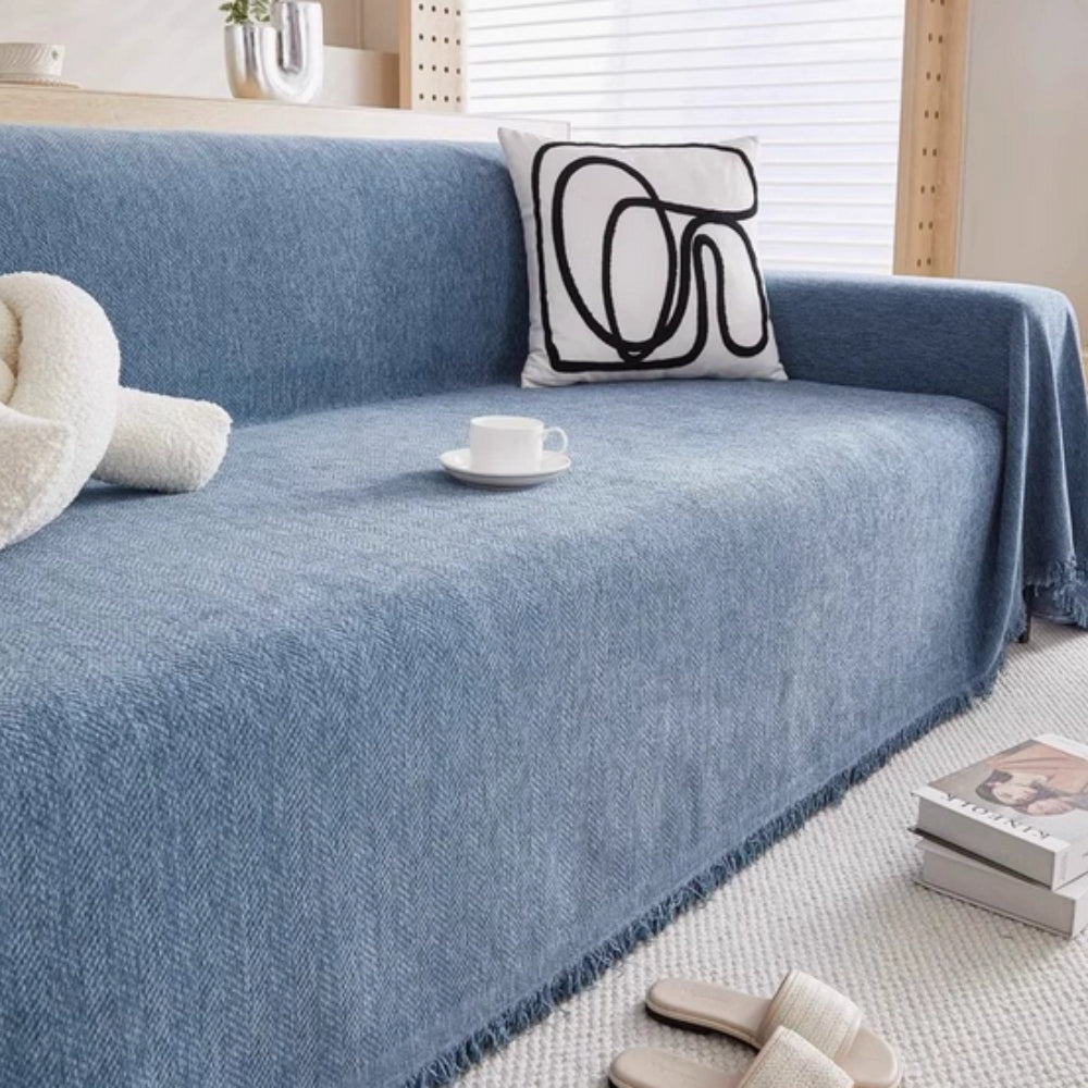 Minimalist Sofa Cover - Soft Chenille, Water-Resistant, Pet-Friendly 2