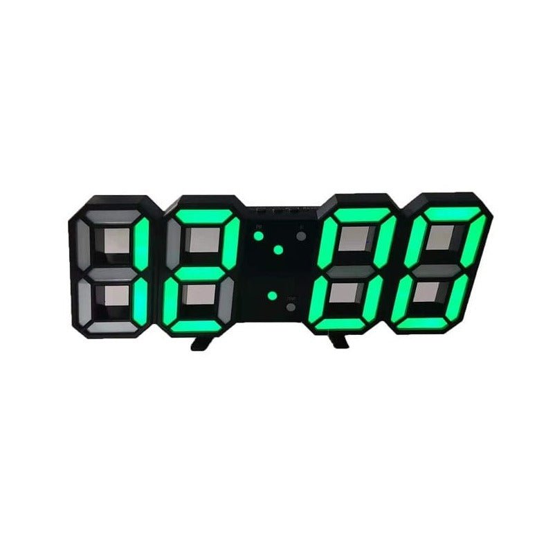 3D LED Wall Clock with Adjustable Brightness Ð Modern Digital Time Display 5