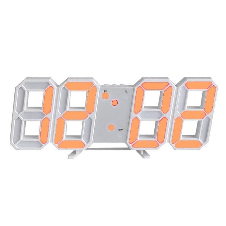 3D LED Wall Clock with Adjustable Brightness Ð Modern Digital Time Display 8