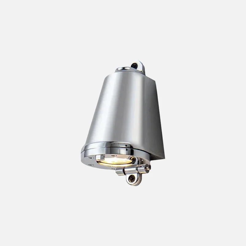 Modern Aluminum Wall Light – Versatile Indoor and Outdoor Sconce, LED Bell Housing Lamp in Black, Silver, or Gold 10