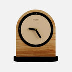 Modern Arc Desktop Clock - Silent Non-Ticking, Minimalist Design 0