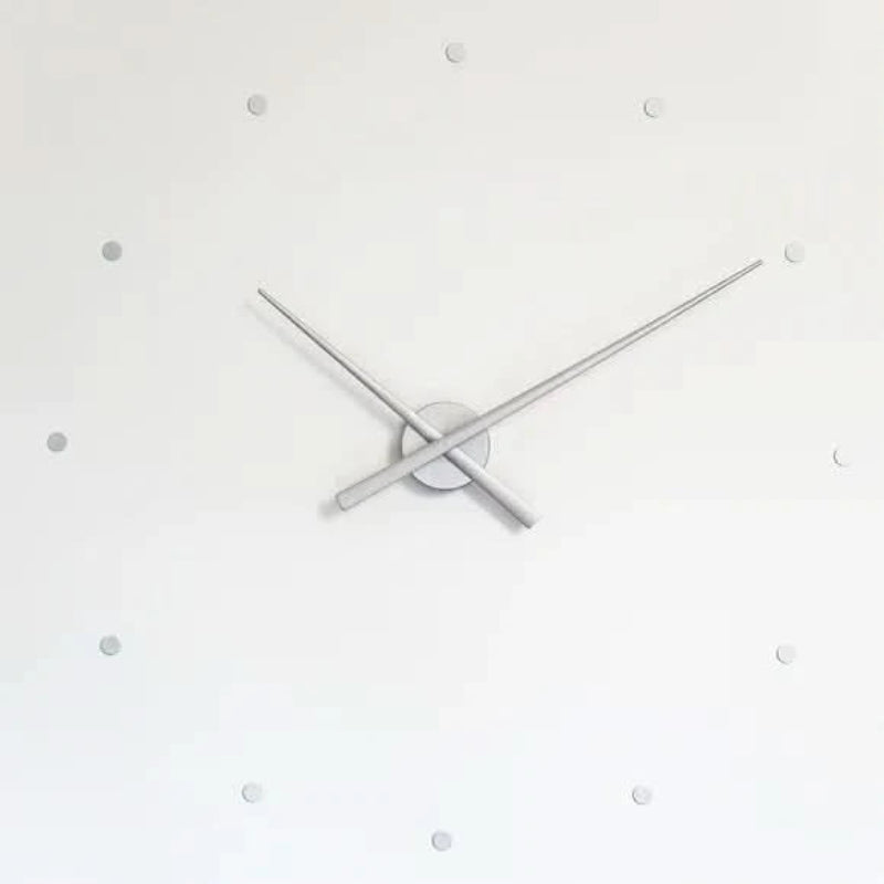 Modern Black Wall Clock 40cm – Minimalist Design with Silent Quartz Movement for Stylish Wall Clock Decor 4