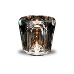 Modern Crystal Table Lamp – Multi-Faceted Glass Body, Rechargeable LED, Cordless Design for Bedside or Desk Use 2