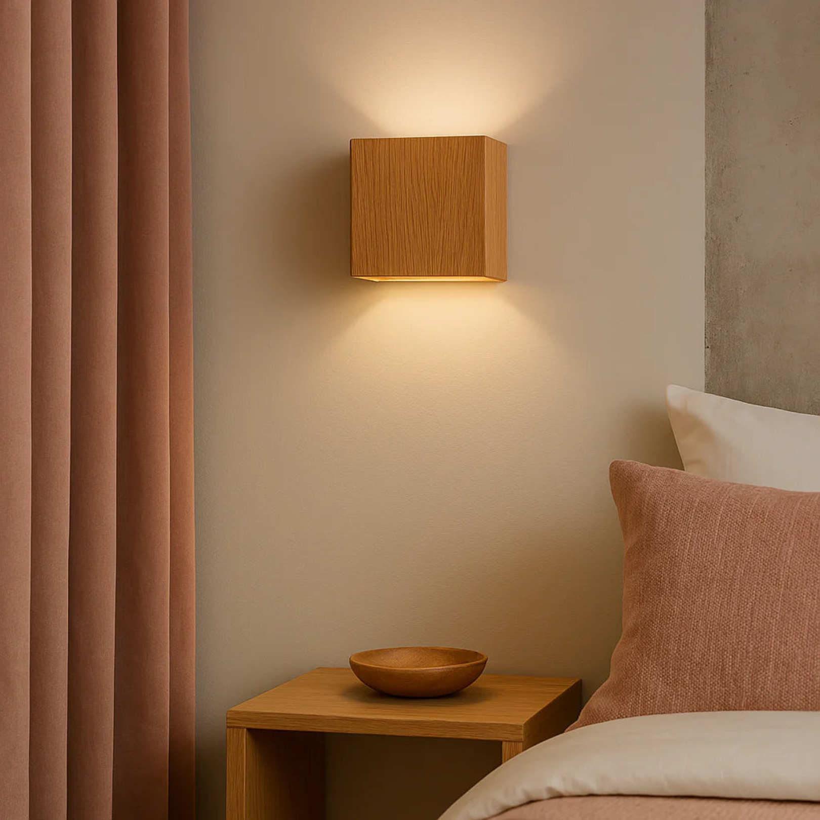 Modern Cube Wall Light - Durable Iron Sconce with Integrated LED 2