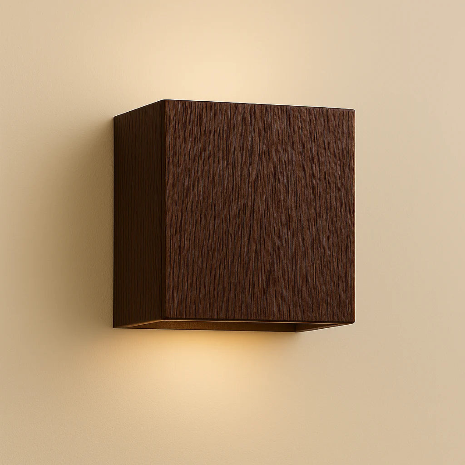 Modern Cube Wall Light - Durable Iron Sconce with Integrated LED 7