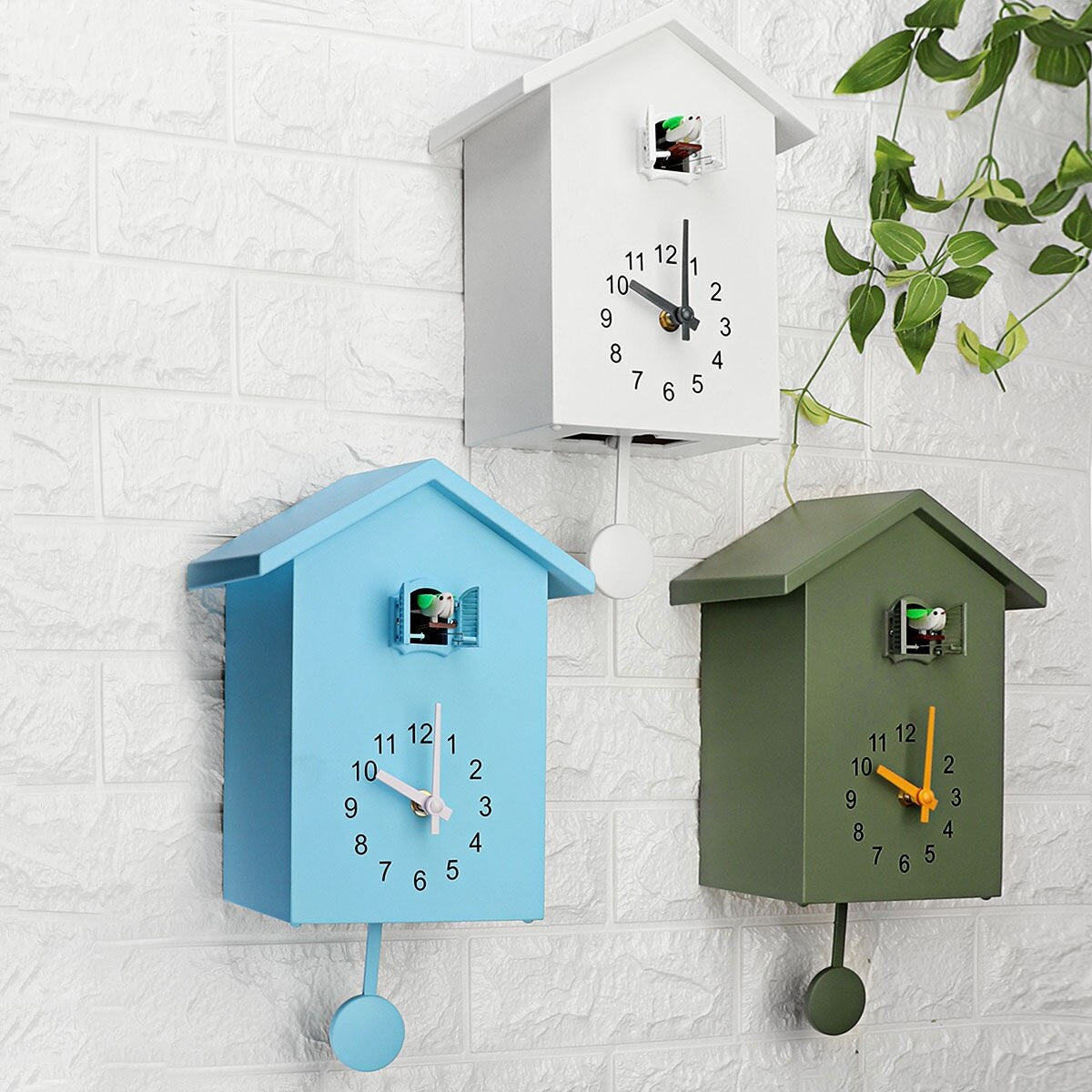 Modern Cuckoo Clock - Authentic Sound & Elegant Design for Home Decor 3