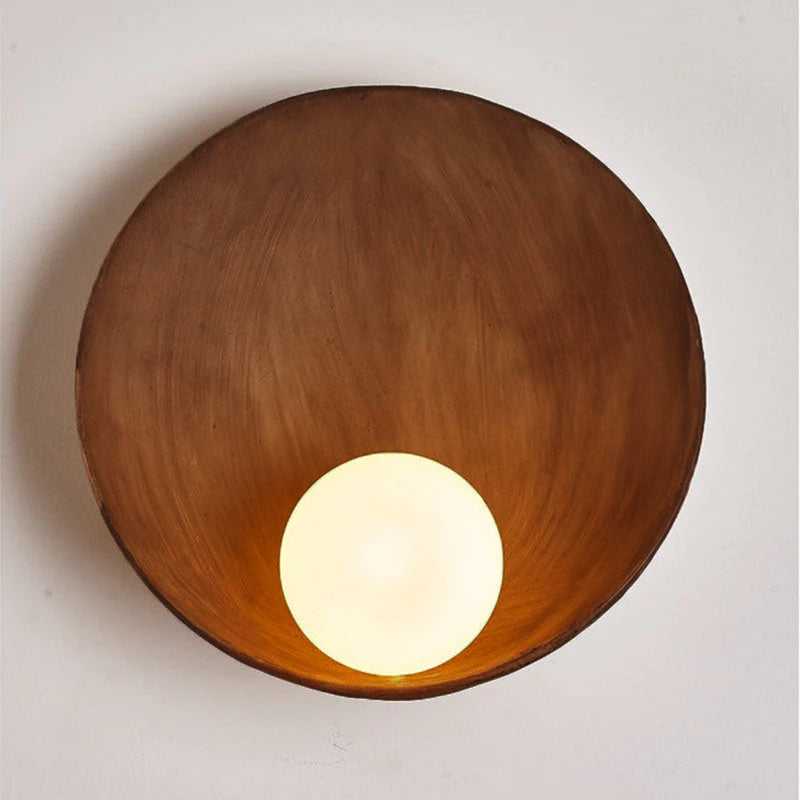 Modern Glass Round Wall Sconce - Soft Ambient Lighting for Any Space 1