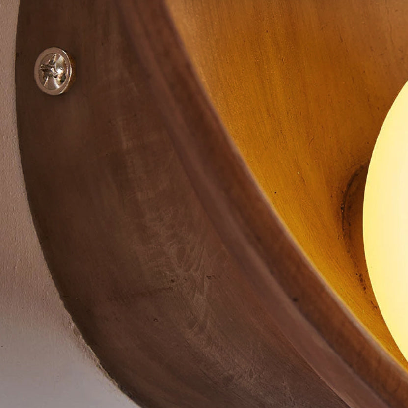 Modern Glass Round Wall Sconce - Soft Ambient Lighting for Any Space 2
