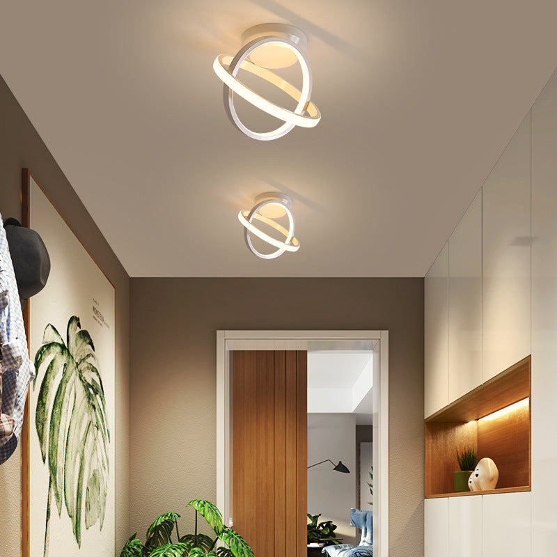 Modern Globe Ceiling Lamp - Stylish LED Ceiling Light Fixture for Corridors 3