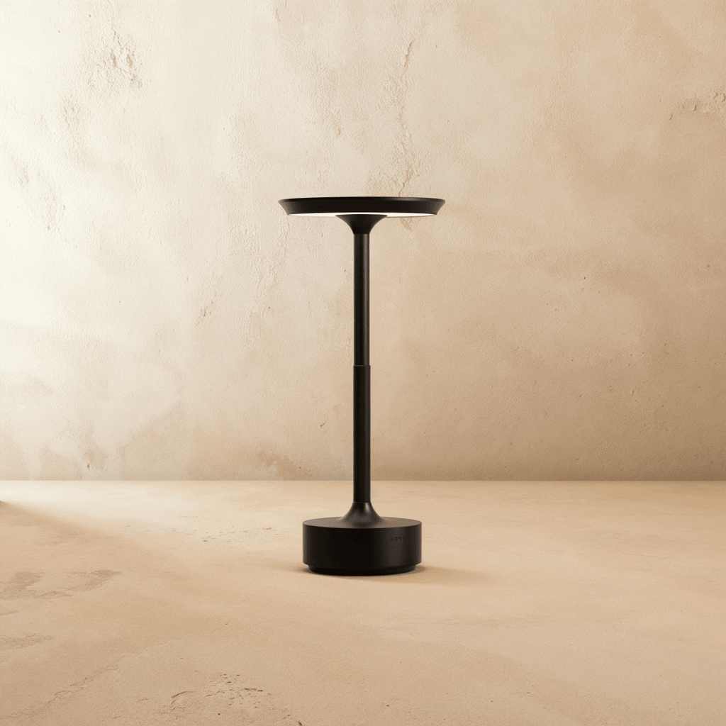 Modern Iron Art Table Lamp - USB Charging & Adjustable LED Colors 0