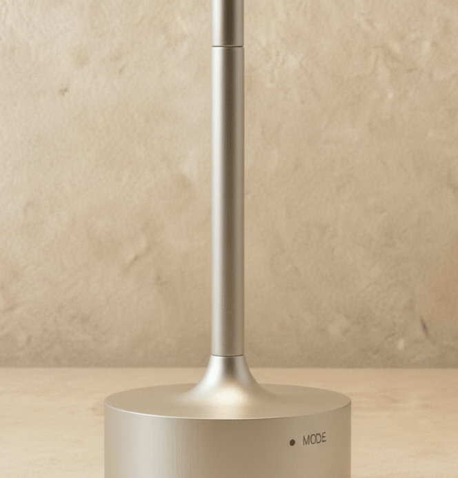 Modern Iron Art Table Lamp - USB Charging & Adjustable LED Colors 3