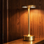 Modern Iron Art Table Lamp - USB Charging & Adjustable LED Colors 5