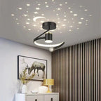 Modern LED Ceiling Light Fixture - Star Projection, Dimmable, Energy-Efficient 2