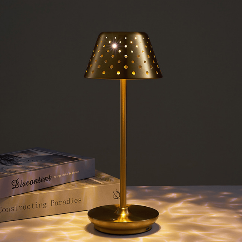 Modern LED Table Lamp - USB Rechargeable, Cordless & Adjustable Brightness 0