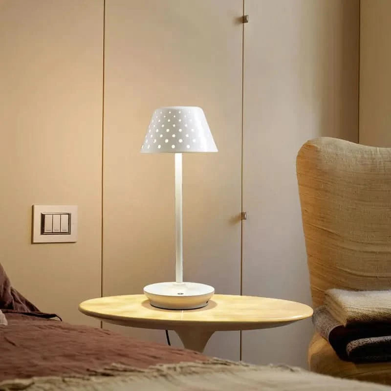 Modern LED Table Lamp - USB Rechargeable, Cordless & Adjustable Brightness 5