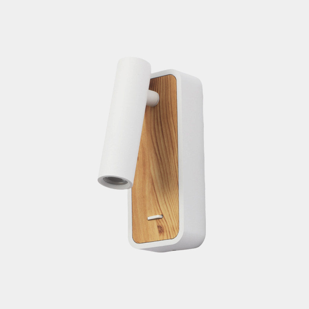 Modern LED Wall Sconce - Energy-Efficient Warm Lighting, Black & White 0
