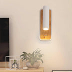 Modern LED Wall Sconce - Energy-Efficient Warm Lighting, Black & White 5