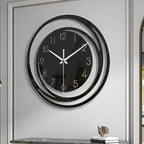 Modern Large Black Acrylic Wall Clock with Silent Quartz Movement – Minimalist Wall Clock Decor for Contemporary Interiors 2
