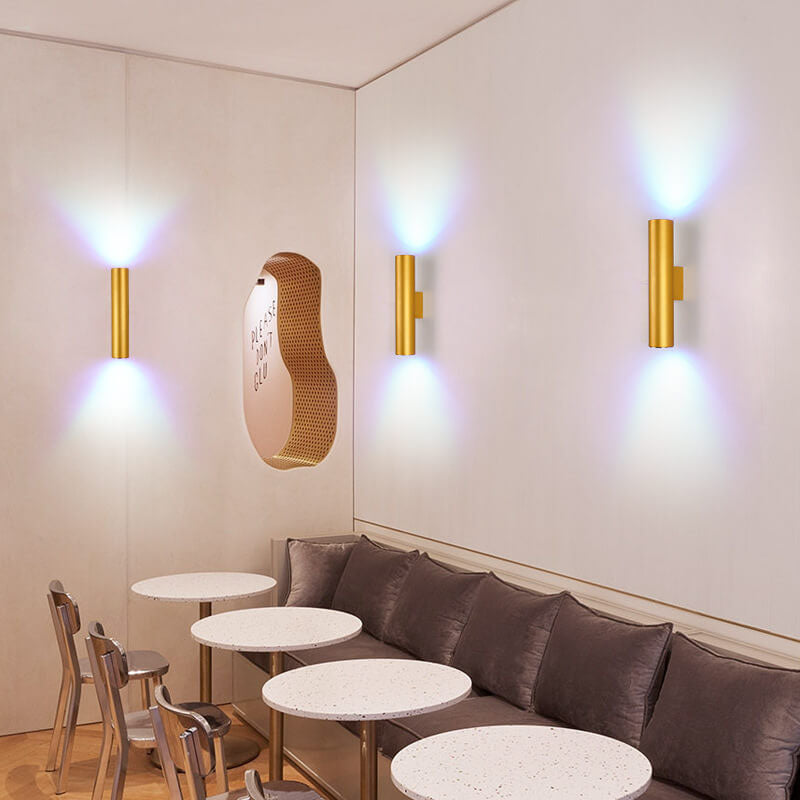Modern Minimalist 2-Light Wall Sconce - Energy-Efficient Aluminum Lighting 11