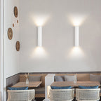 Modern Minimalist 2-Light Wall Sconce - Energy-Efficient Aluminum Lighting 2