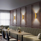 Modern Minimalist 2-Light Wall Sconce - Energy-Efficient Aluminum Lighting 3