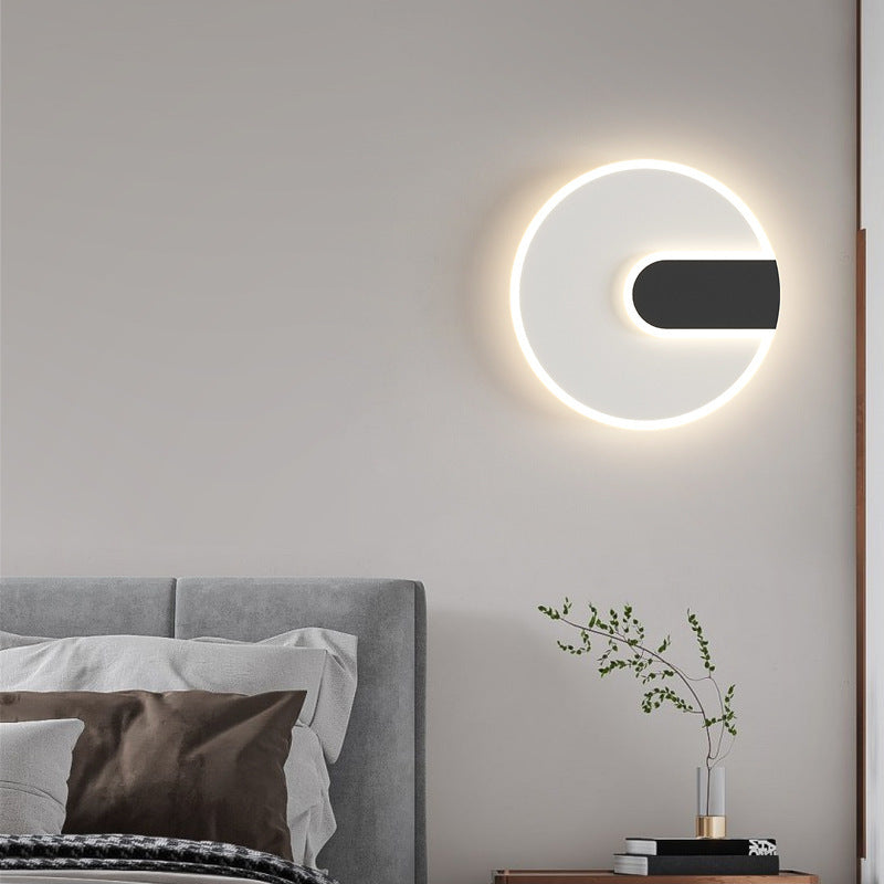 Modern Minimalist Wall Sconce - 10W LED Wall Light for Bedroom & Living Room 0