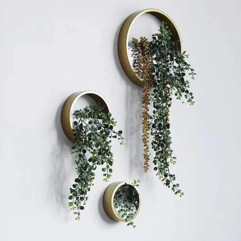 Modern Nordic Wall Vase - Artisan Iron Design, Easy Wall Mounting 8